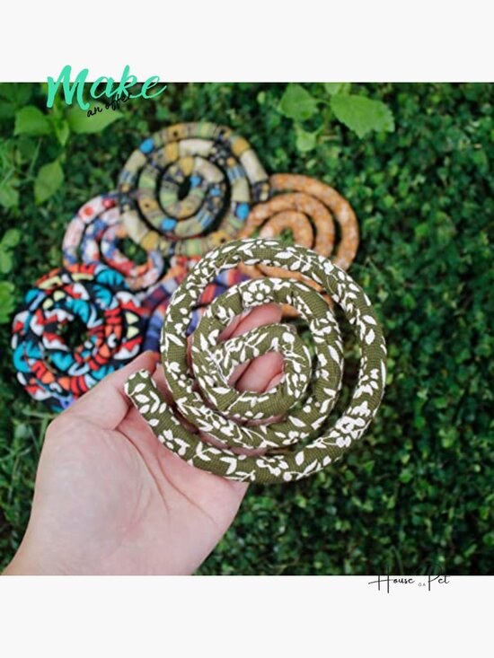 Bendable Spiral Lock Hair Tie for Dreadlocks - Handmade Fabric Hair Accessories